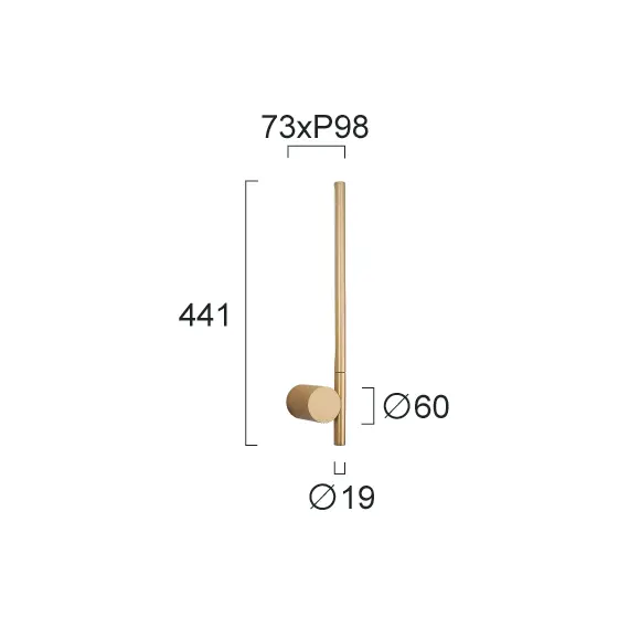 LED Аплик NOVITA 4293001 Viokef 6W 3000K | Osvetlenieto.bg