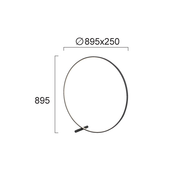 LED Лампион CIRCLE 4303000 Viokef 35W 3000K | Osvetlenieto.bg