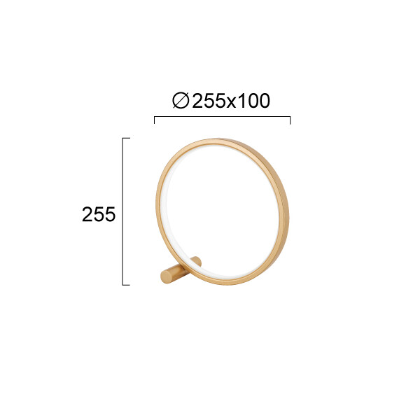 LED Настолна лампа CIRCLE 4291501 Viokef 13W 3000K | Osvetlenieto.bg