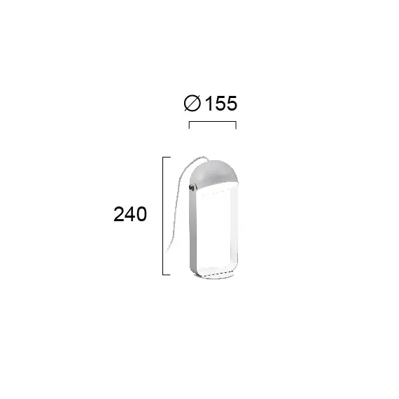 LED Настолна лампа HEMI 4205700 Viokef 6W 3000K | Osvetlenieto.bg