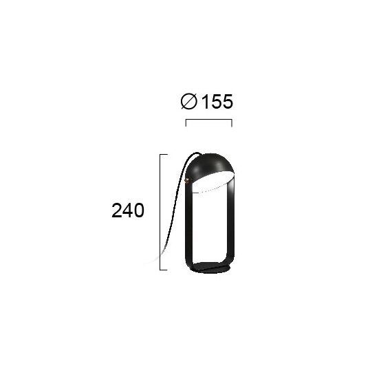 LED Настолна лампа HEMI 4205701 Viokef 6W 3000K | Osvetlenieto.bg LED Настолна лампа HEMI 4205701 Viokef 6W 3000K | Osvetlenieto.bg