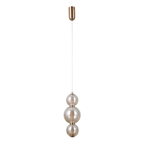 LED Пендел Butero PND-34359-3V-HBR-AMB Italux 12W 3000K | Osvetlenieto.bg