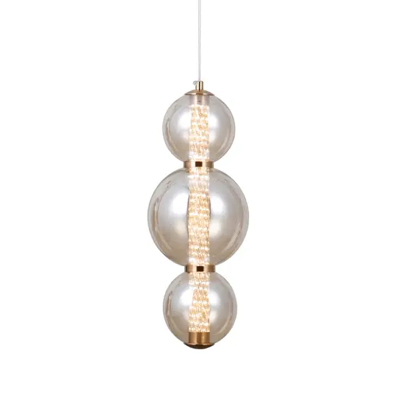 LED Пендел Butero PND-34359-3V-HBR-AMB Italux 12W 3000K | Osvetlenieto.bg