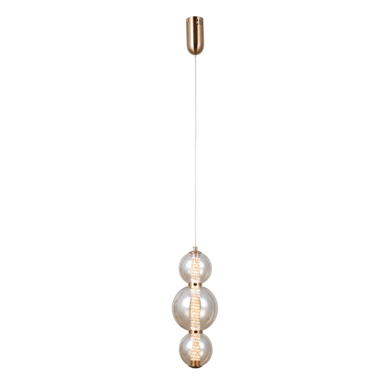 LED Пендел Butero PND-34359-3V-HBR-AMB Italux 12W 3000K | Osvetlenieto.bg