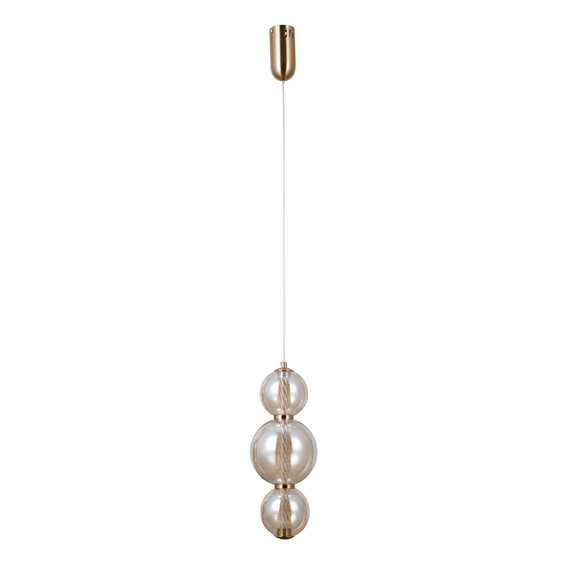 LED Пендел Butero PND-34359-3V-HBR-AMB Italux 12W 3000K | Osvetlenieto.bg