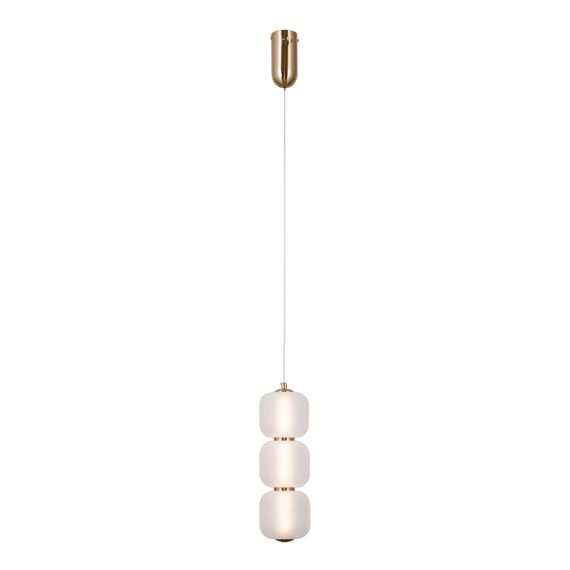 LED Пендел Ganti PND-34362-3V-HBR-OPAL Italux 8W 3000K | Osvetlenieto.bg