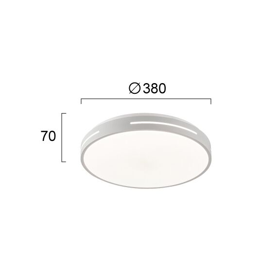 LED Плафон ALEXIA 4287700 Viokef 30W 3000K | Osvetlenieto.bg