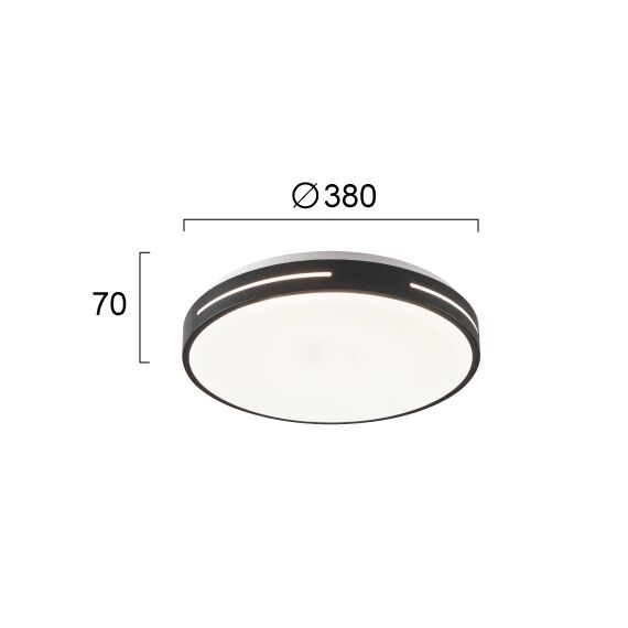 LED Плафон ALEXIA 4287701 Viokef 30W 3000K | Osvetlenieto.bg