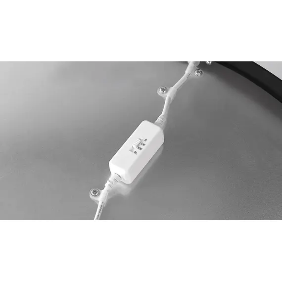 LED плафон ARIS кръг черен мат 54W Ø59cm 3000К/4000К/6000К CCT | Osvetlenieto.bg