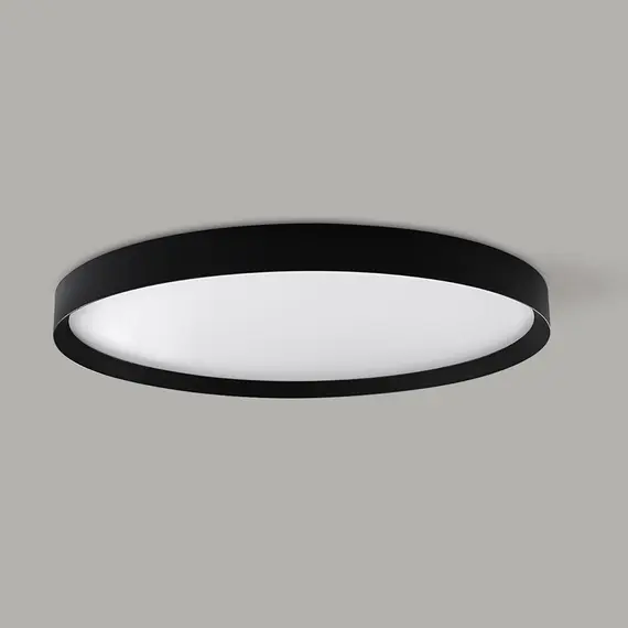 LED плафон ARIS кръг черен мат 54W Ø59cm 3000К/4000К/6000К CCT | Osvetlenieto.bg
