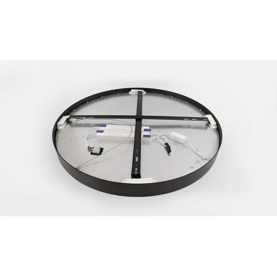 LED плафон ARIS кръг черен мат 54W Ø59cm 3000К/4000К/6000К CCT | Osvetlenieto.bg