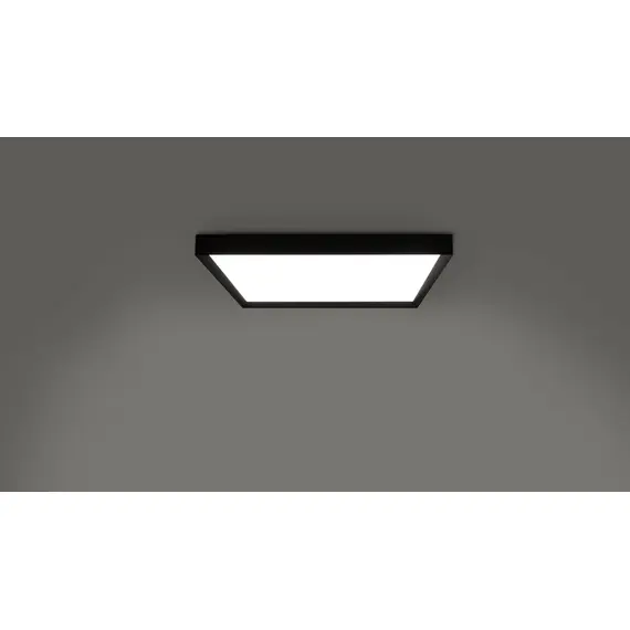 LED плафон ARIS квадрат черен мат 36W 40х40cm 3000К/4000К/6000К CCT | Osvetlenieto.bg
