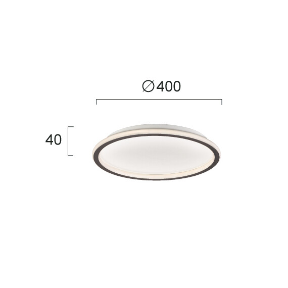 LED Плафон ARLA 4266501 Viokef 35W 3000K | Osvetlenieto.bg
