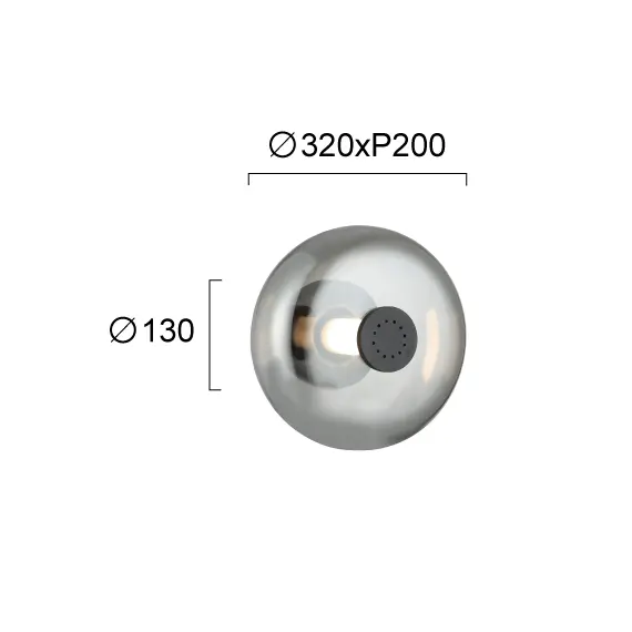 LED Плафон AVERY 4302600 Viokef 6W 3000K | Osvetlenieto.bg