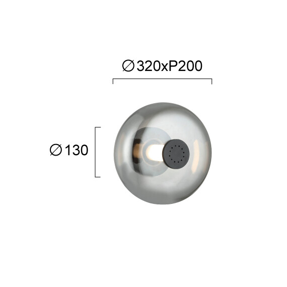 LED Плафон AVERY 4302600 Viokef 6W 3000K | Osvetlenieto.bg
