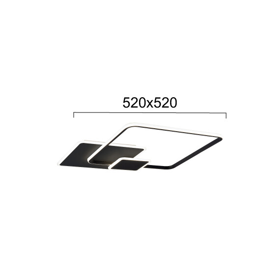 LED Плафон BRENDA 4316300 Viokef 42W 3000K | Osvetlenieto.bg