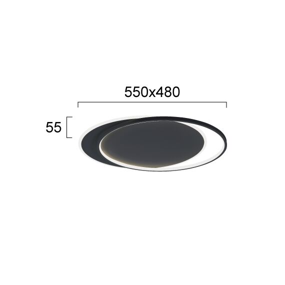 LED Плафон EVELYN 4301901 Viokef 43W 3000K | Osvetlenieto.bg