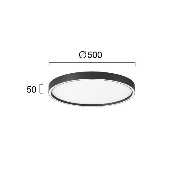LED Плафон VANESSA 4292800 Viokef 38W 3000K Triac Dimmable | Osvetlenieto.bg