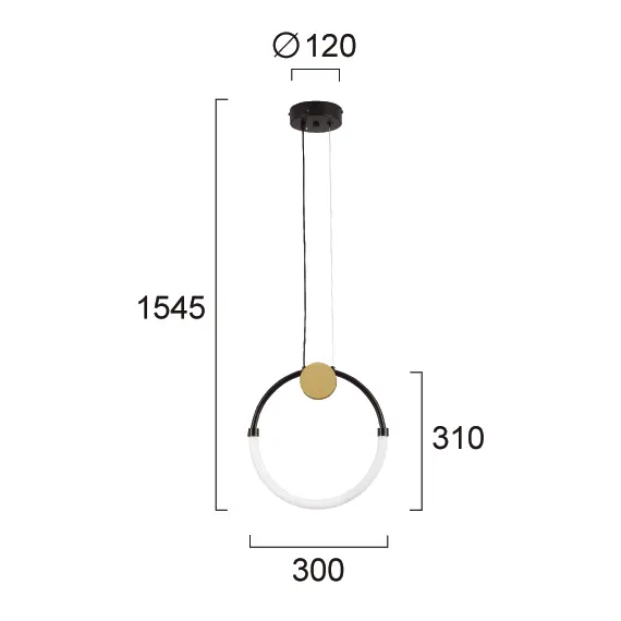 LED Полилей BRIANA 4314700 Viokef 9W 3000K | Osvetlenieto.bg