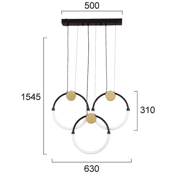 LED Полилей BRIANA 4314900 Viokef 29W 3000K | Osvetlenieto.bg