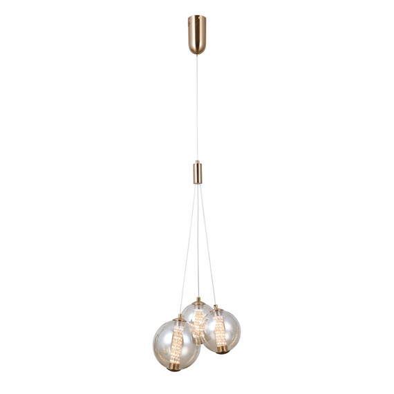 LED Полилей Butero PND-34359-3-HBR-AMB Italux 12W 3000K | Osvetlenieto.bg