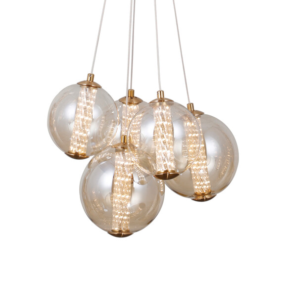 LED Полилей Butero PND-34359-5-HBR-AMB Italux 20W 3000K | Osvetlenieto.bg