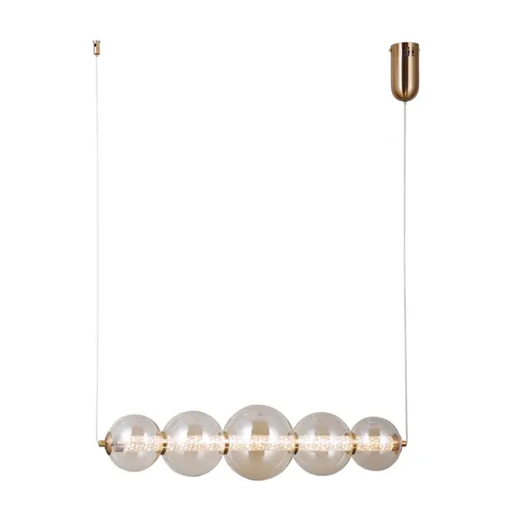 LED Полилей Butero PND-34359-5H-HBR-AMB Italux 18W 3000K | Osvetlenieto.bg