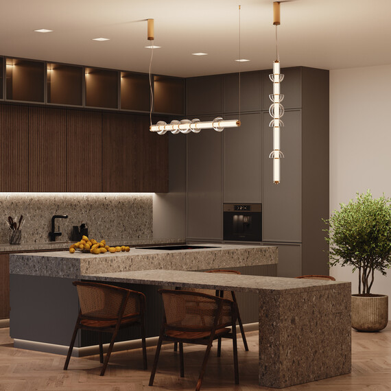 LED Полилей Cosmo MOD210PL-L39BS3K Maytoni 39W 3000K | Osvetlenieto.bg