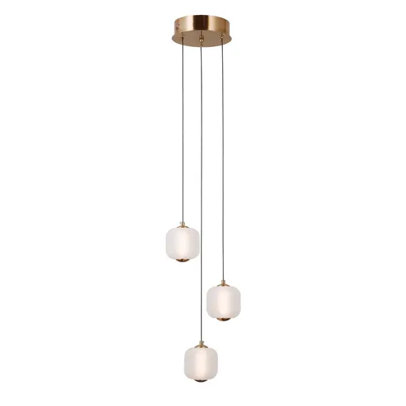 LED Полилей Ganti PND-34362-3-HBR-OPAL Italux 8W 3000K | Osvetlenieto.bg