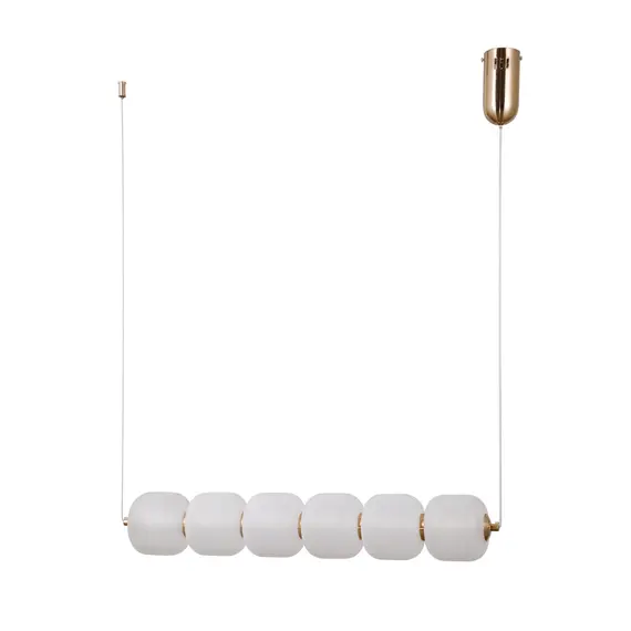 LED Полилей Ganti PND-34362-6H-HBR-OPAL Italux 15W 3000K | Osvetlenieto.bg