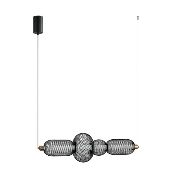 LED Полилей Marco PND-84283-4-BK Italux 16W 3000K | Osvetlenieto.bg