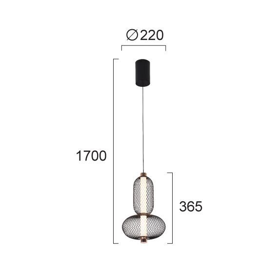 LED Полилей MARGOT 4311400 Viokef 9W 3000K | Osvetlenieto.bg