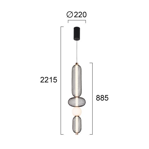 LED Полилей MARGOT 4311500 Viokef 19W 3000K | Osvetlenieto.bg