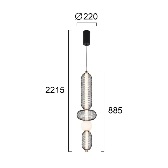 LED Полилей MARGOT 4311500 Viokef 19W 3000K | Osvetlenieto.bg