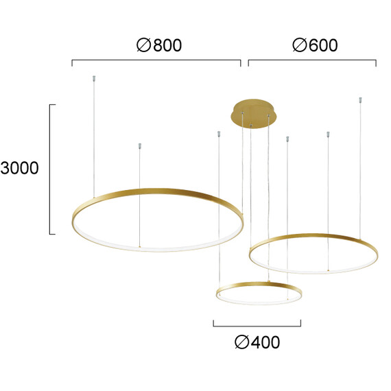 LED Полилей MAXIMOS 4301101 Viokef 70W CCT 3000K-6000K | Osvetlenieto.bg