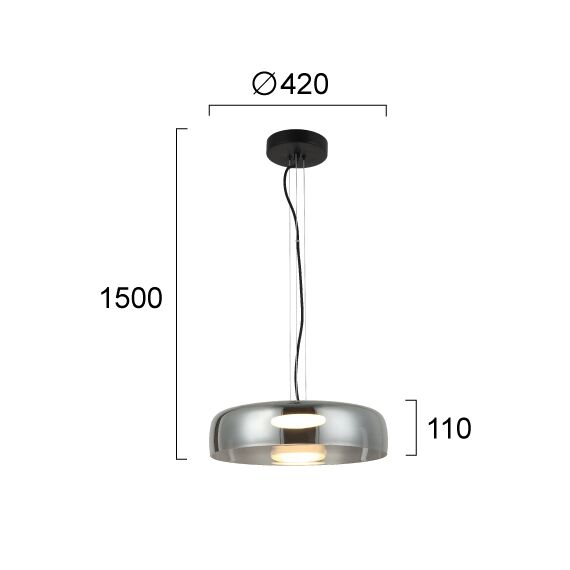 LED Полилей SIMPLE 4302400 Viokef 16W 3000K | Osvetlenieto.bg