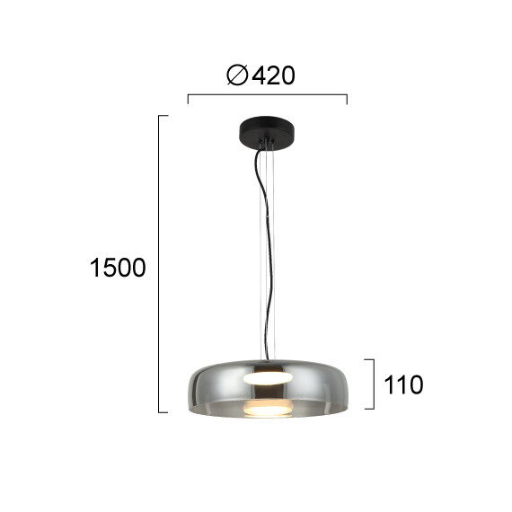 LED Полилей SIMPLE 4302400 Viokef 16W 3000K | Osvetlenieto.bg