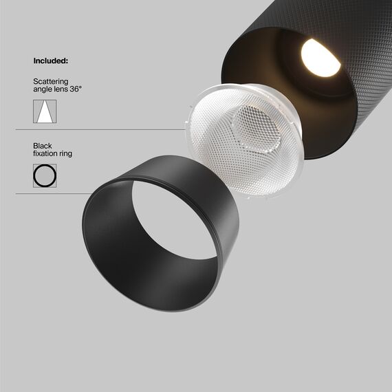 LED Прожектор за магнитна шина Exility-thin TR097-2-12W4K-M-BB Maytoni 12W 4000K | Osvetlenieto.bg