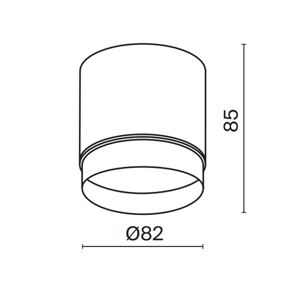 Луна за открит монтаж Polar C088CL-GX53-B Maytoni 1xGX53 | Osvetlenieto.bg