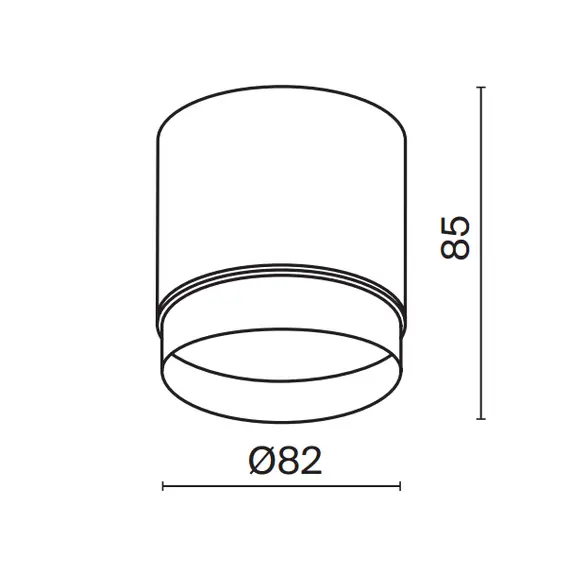 Луна за открит монтаж Polar C088CL-GX53-W Maytoni 1xGX53 | Osvetlenieto.bg