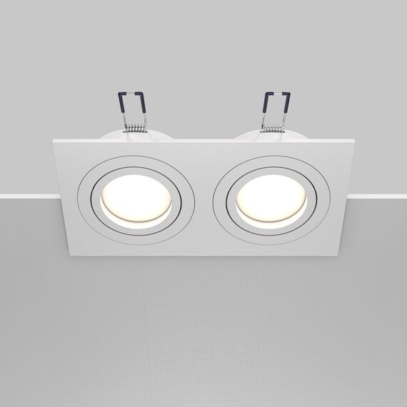 Луна за вграждане бяла Atom Maytoni DL024-2-02W | Osvetlenieto.bg