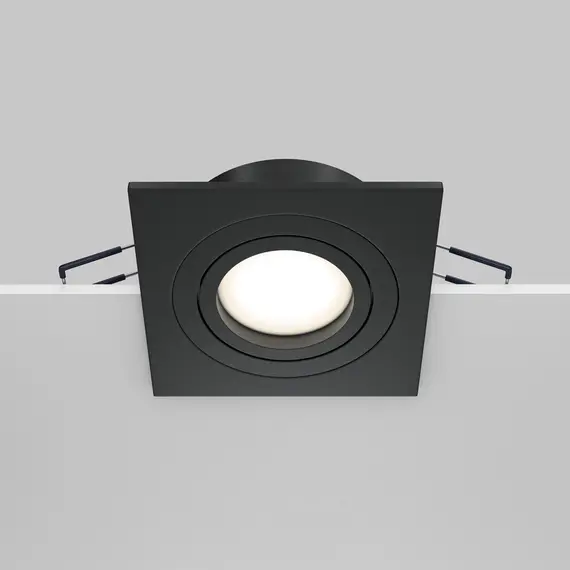 Луна за вграждане черна Atom Maytoni DL024-2-01B | Osvetlenieto.bg