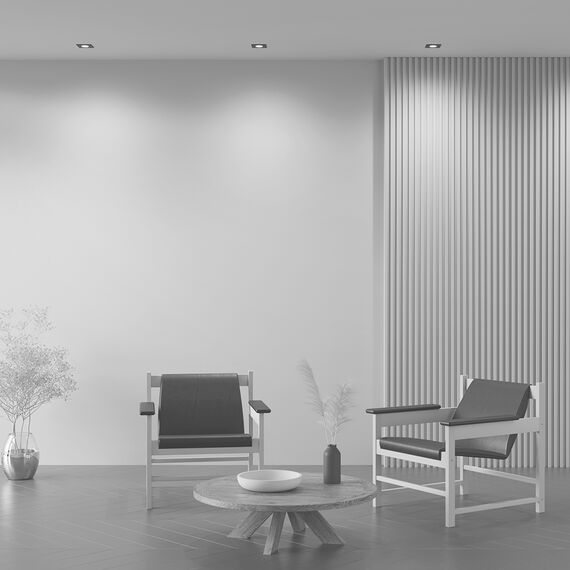 Луна за вграждане черна Atom Maytoni DL024-2-01B | Osvetlenieto.bg