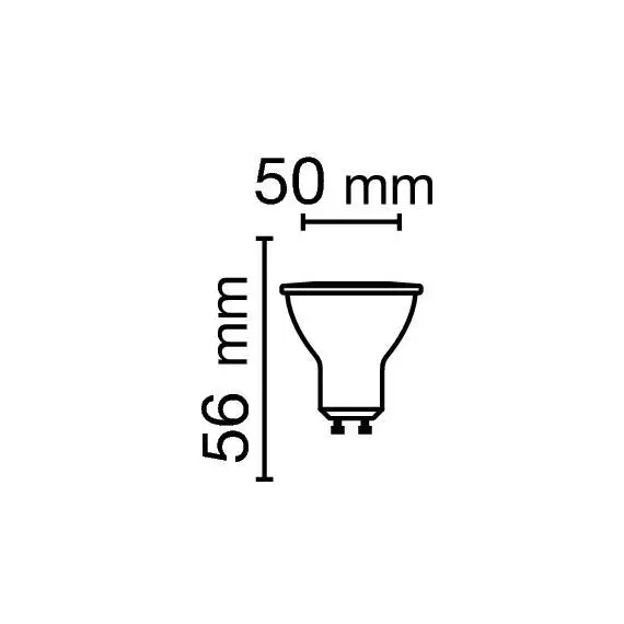GU10 6.5W 3000K Radium LED крушка 575lm 36° | Osvetlenieto.bg