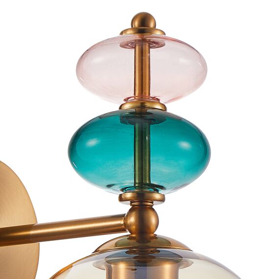 Аплик Busco WL-30263-1B-BRO-AMB Italux 1xE27 | Osvetlenieto.bg Аплик Busco WL-30263-1B-BRO-AMB Italux 1xE27 | Osvetlenieto.bg