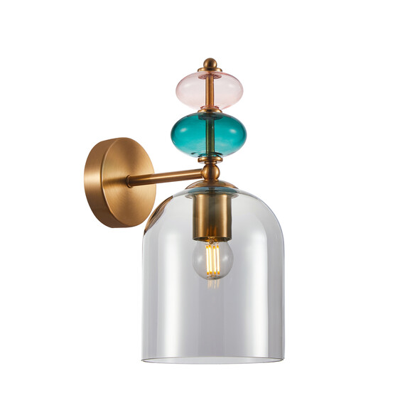 Аплик Busco WL-30263-1B-BRO-SG Italux 1xE27 | Osvetlenieto.bg