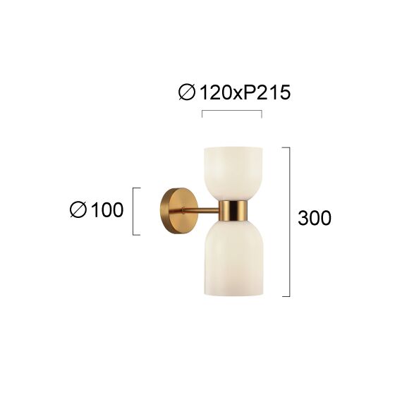 Аплик MEMORY 4291800 Viokef 2xE27 | Osvetlenieto.bg Аплик MEMORY 4291800 Viokef 2xE27 | Osvetlenieto.bg