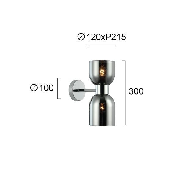 Аплик MEMORY 4291801 Viokef 2xE27 | Osvetlenieto.bg Аплик MEMORY 4291801 Viokef 2xE27 | Osvetlenieto.bg