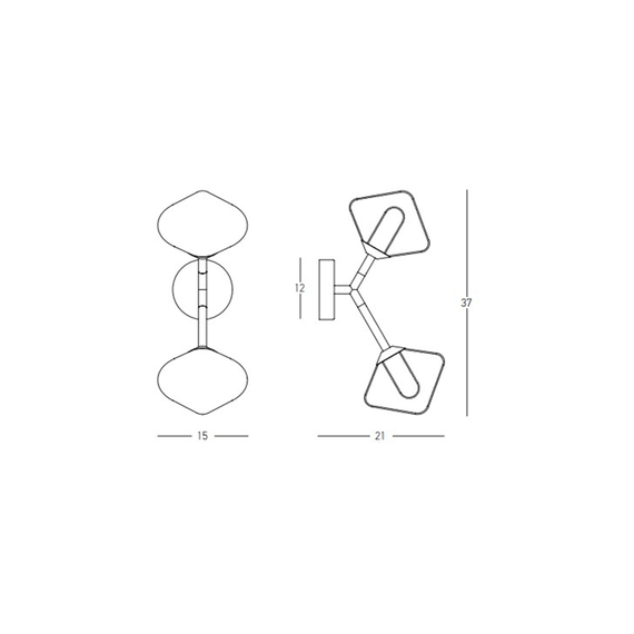 Аплик Zambelis 23022 SCONCE 2XG9 MAX 5W METAL-GLASS GOLD | Osvetlenieto.bg Аплик Zambelis 23022 SCONCE 2XG9 MAX 5W METAL-GLASS GOLD | Osvetlenieto.bg