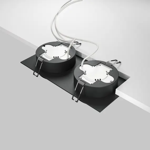 Двойна луна за вграждане Hoop DL086-02-GX53-SQ-B Maytoni 2xGX53 | Osvetlenieto.bg